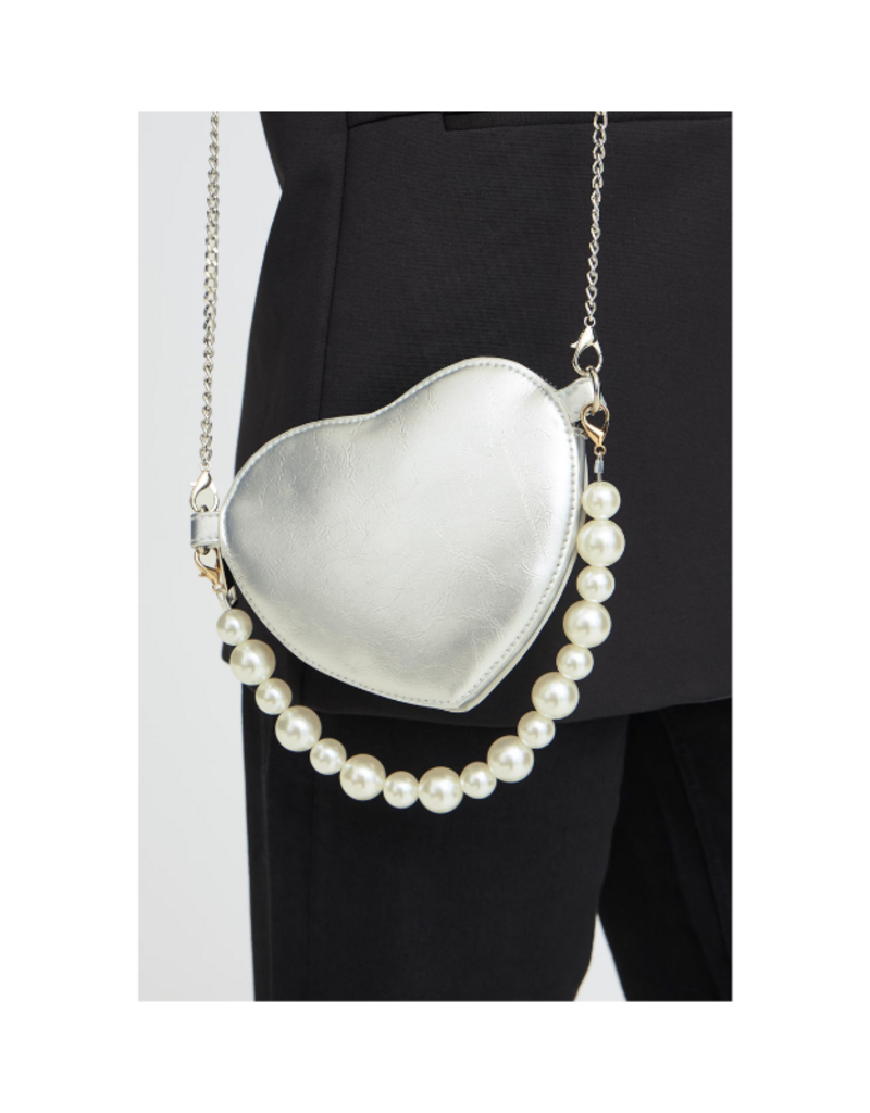 ICHI Betina Bag in Silver by ICHI