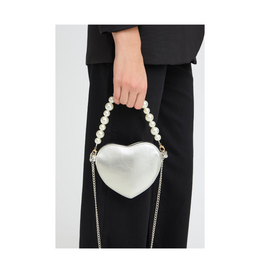 ICHI Betina Bag in Silver by ICHI
