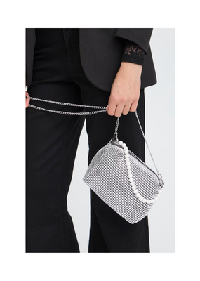 ICHI Barbara Bag in Silver by ICHI