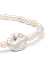 Scout Protection Pearl Affirmation Bracelet in Silver by Scout