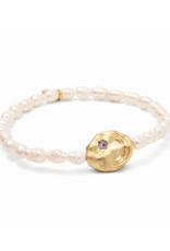 Scout Protection Pearl Affirmation Bracelet in Gold by Scout