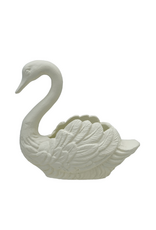 Creative Co-Op Cast Iron Swan Container