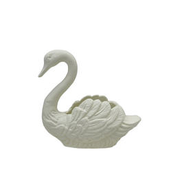 Creative Co-Op Cast Iron Swan Container