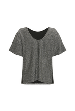 Part Two Verrona T-Shirt in Black Shimmer by Part Two