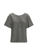 Part Two Verrona T-Shirt in Black Shimmer by Part Two