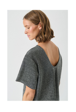 Part Two Verrona T-Shirt in Black Shimmer by Part Two