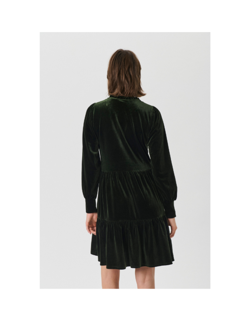 Part Two Viggase Velvet Dress in Rosin by Part Two