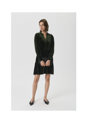 Part Two Viggase Velvet Dress in Rosin by Part Two