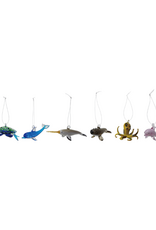 Creative Co-Op Glass Sea Ornament