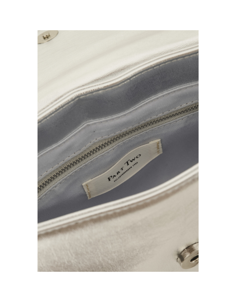 Part Two Viora Bag in Silver Structure by Part Two