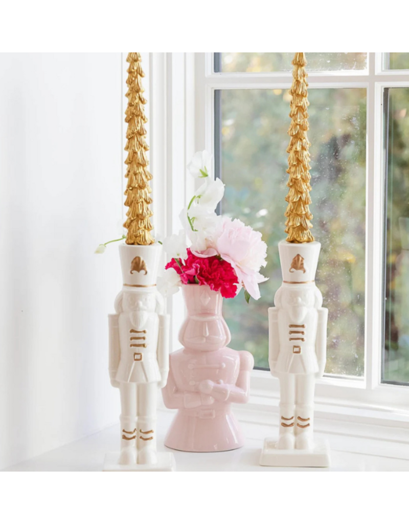 Creative Co-Op Ceramic Soldier Shaped Vase