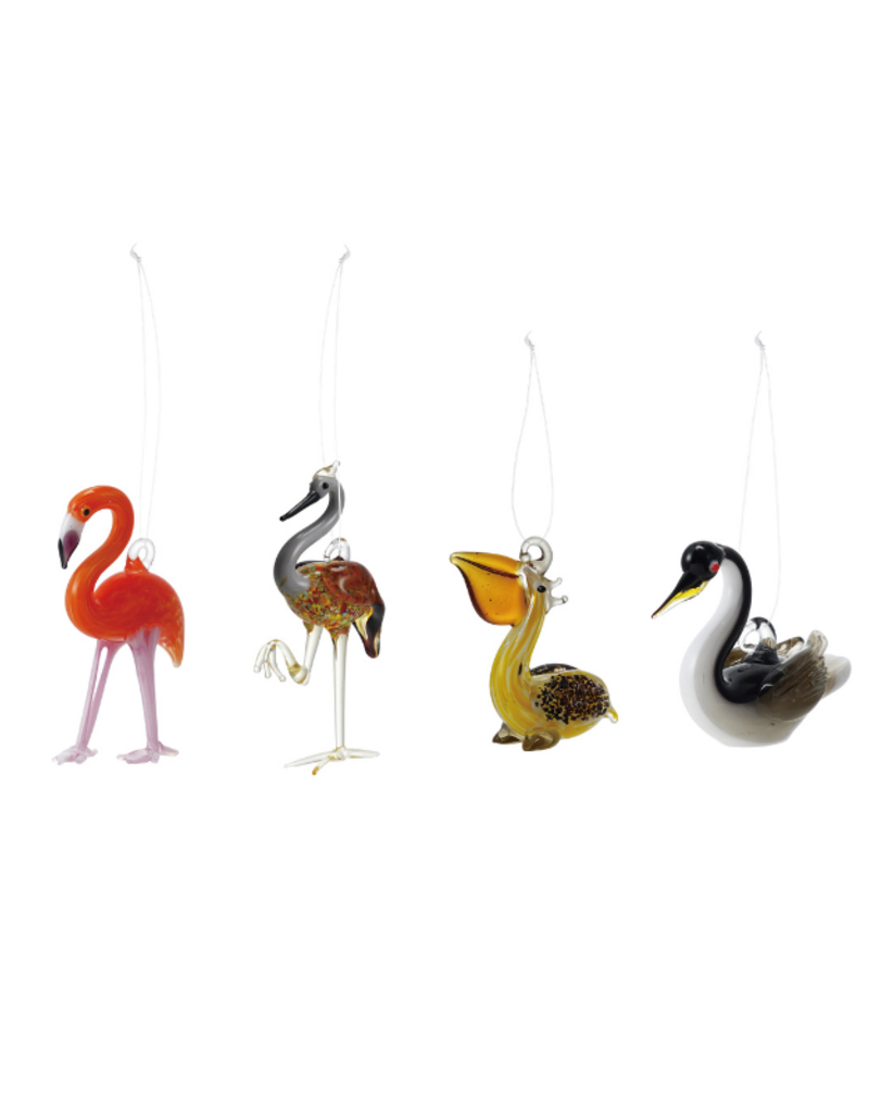 Creative Co-Op Glass Sea Bird Ornament
