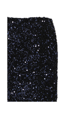 b.young Paillet Skirt in Evening Blue Sequins by b.young