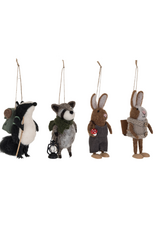 Creative Co-Op Felt Forest Animal Ornament