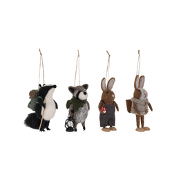 Creative Co-Op Felt Forest Animal Ornament