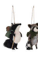 Creative Co-Op Felt Forest Animal Ornament