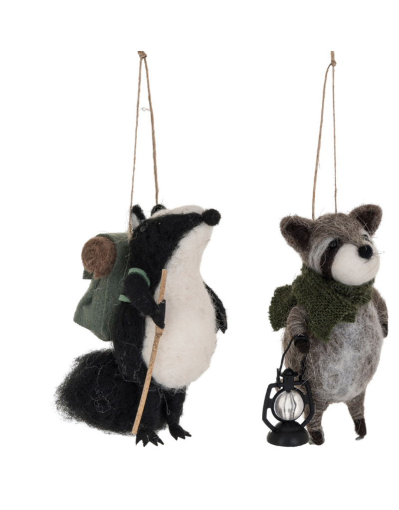 Creative Co-Op Felt Forest Animal Ornament