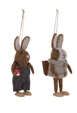 Creative Co-Op Felt Forest Animal Ornament