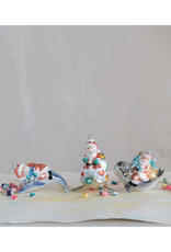 Creative Co-Op Santa Riding Sea Life Ornament