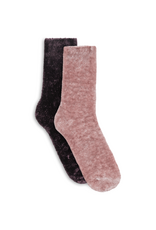 Lemon Loungewear Aloe Infused Liquid Velvet Dream Crew Socks Gift Box