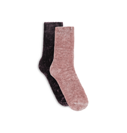 Lemon Loungewear Aloe Infused Liquid Velvet Dream Crew Socks Gift Box