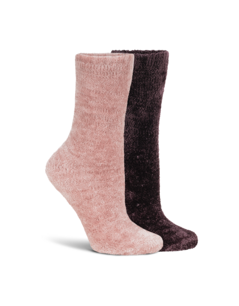 Lemon Loungewear Aloe Infused Liquid Velvet Dream Crew Socks Gift Box