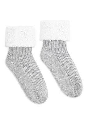 Lemon Loungewear Nordic Wool Slippers in Charcoal