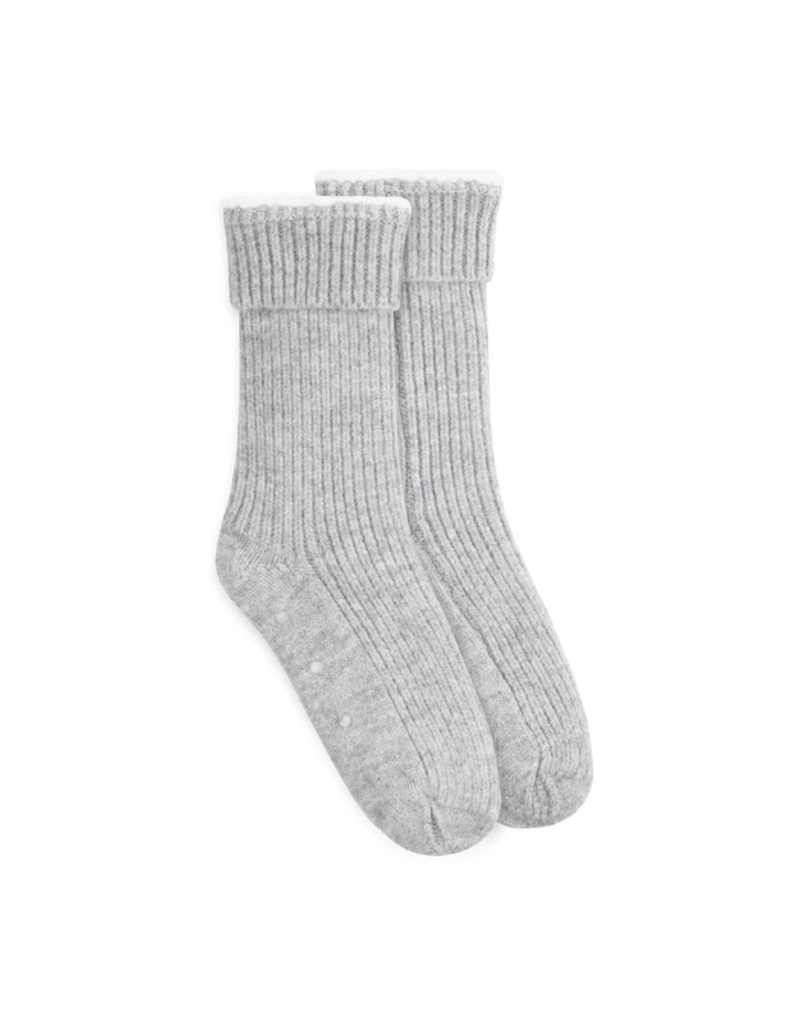 Lemon Loungewear Nordic Wool Slippers in Charcoal