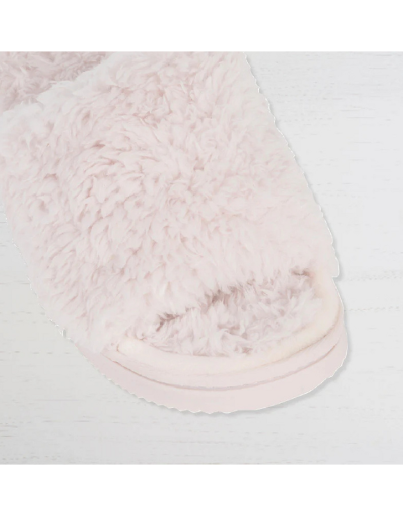 Lemon Loungewear Anywhere Berber Slide Slippers in Lilac