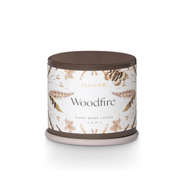 Illume Woodfire Demi Tin Candle by Illume