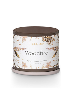 Illume Woodfire Demi Tin Candle by Illume