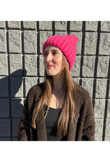 PNYC Amanda Satin Hat Hot Pink by PNYC