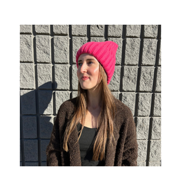 PNYC Amanda Satin Hat Hot Pink by PNYC