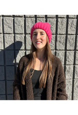 PNYC Amanda Satin Hat Hot Pink by PNYC