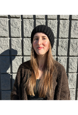 PNYC Amanda Satin Hat in Black by PNYC