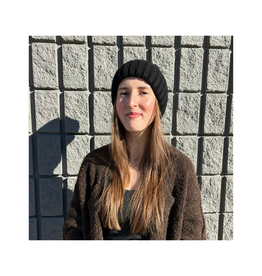 PNYC Amanda Satin Hat in Black by PNYC