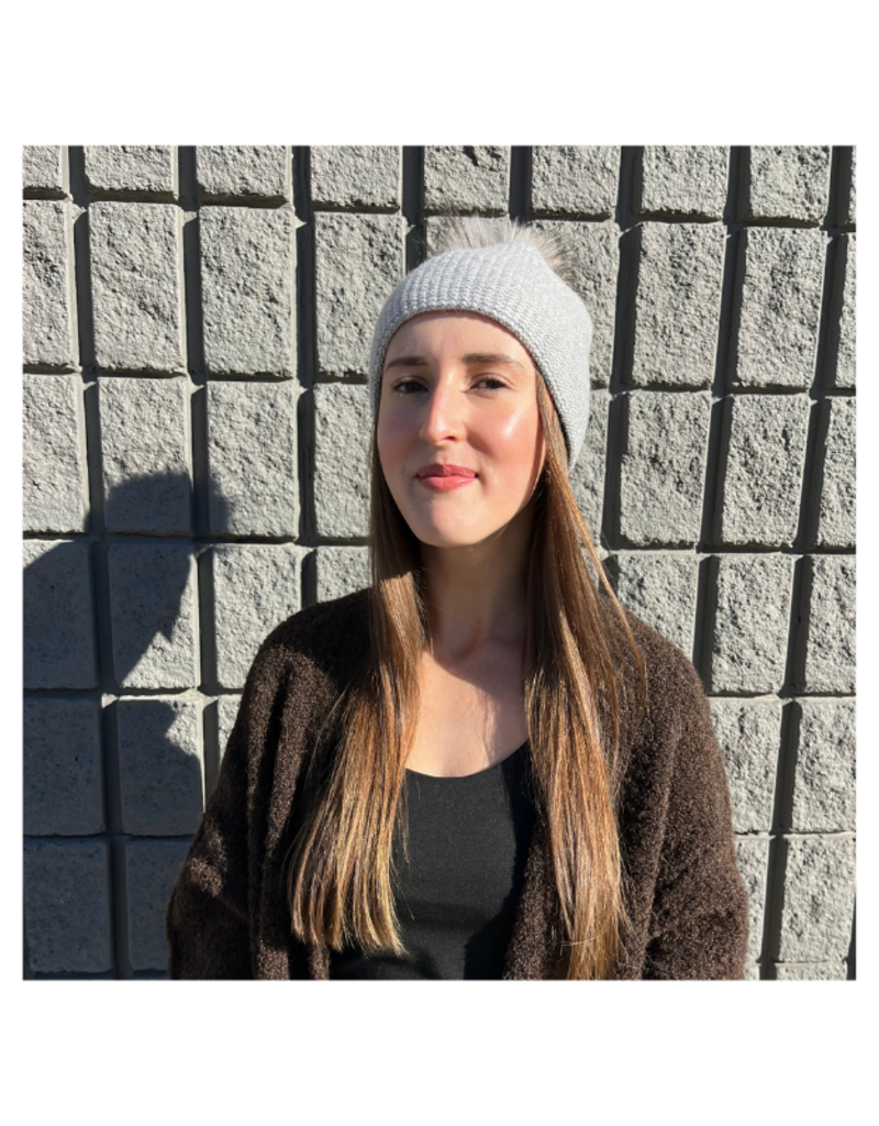 PNYC Carmen Waffle Toque in Heather Grey by PNYC