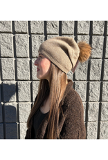 PNYC Evelyn Beanie in Mocha by PNYC