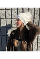 PNYC Evelyn Beanie in White by PNYC