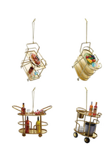 Creative Co-Op Bar Cart Ornament