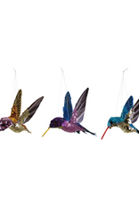 Creative Co-Op Sequin Hummingbird Ornament Assorted