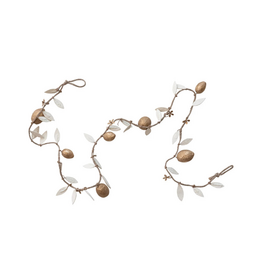 Creative Co-Op Handmade Paper Mache Lemon Garland