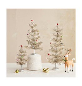 Creative Co-Op Tinsel Tabletop Tree
