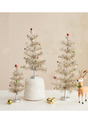 Creative Co-Op Tinsel Tabletop Tree