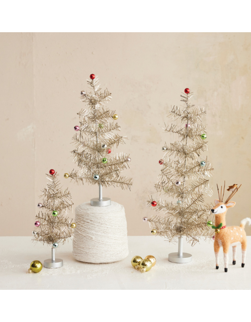 Creative Co-Op Tinsel Tabletop Tree