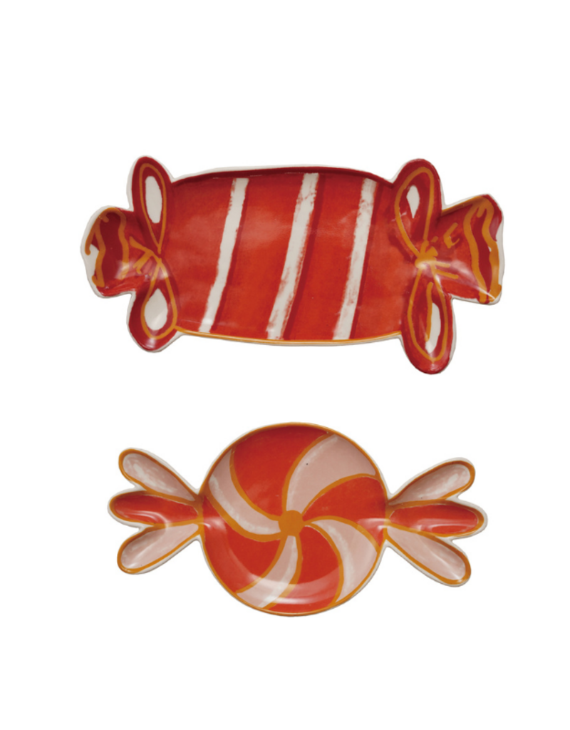 Creative Co-Op 12 Days of Christmas DEAL OF THE DAY #9 - Stoneware Red Candy Dish