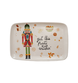 Creative Co-Op Nutcracker Platter