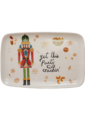 Creative Co-Op Nutcracker Platter