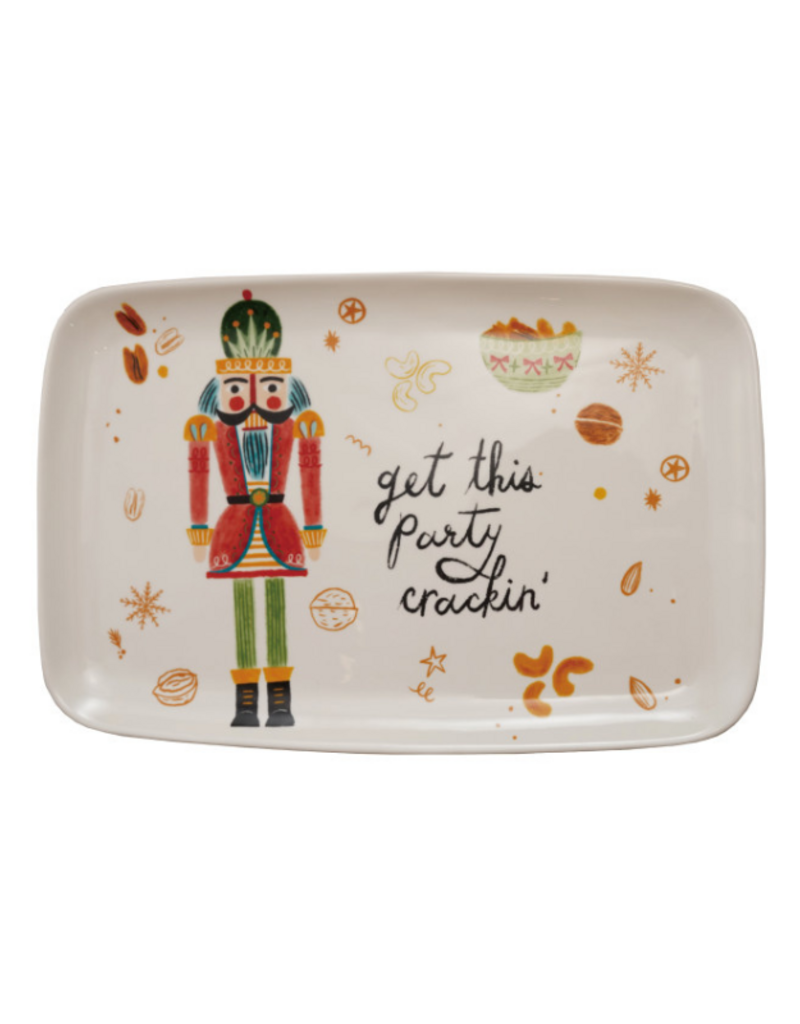 Creative Co-Op Nutcracker Platter
