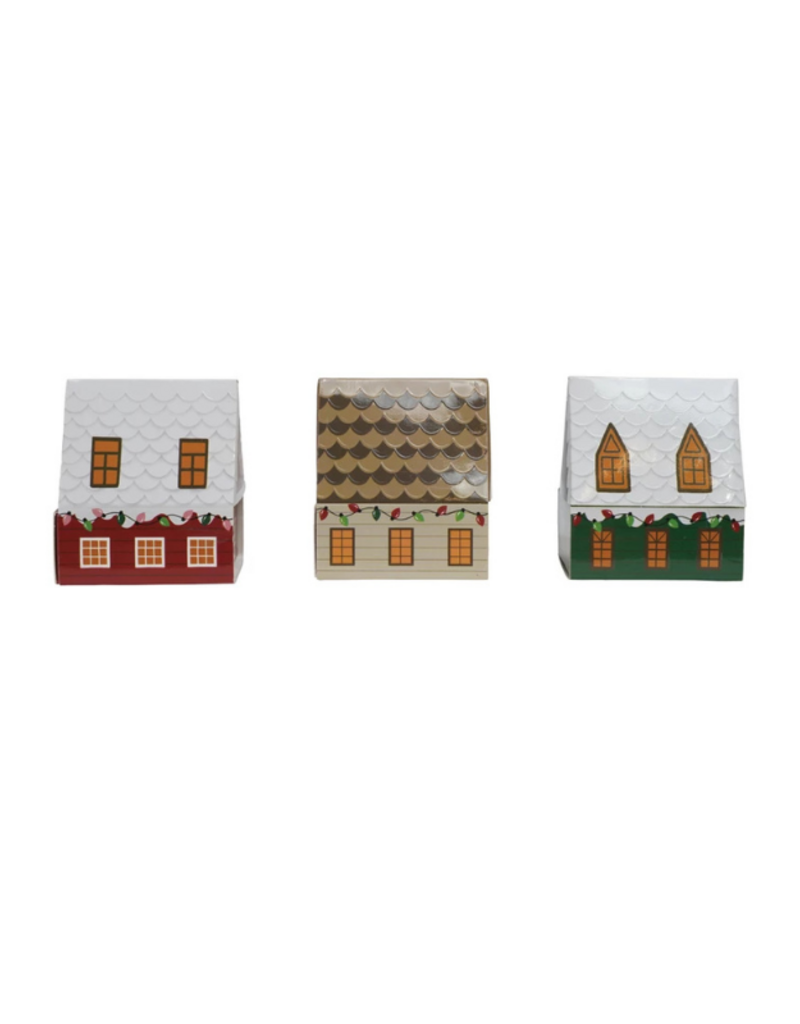 Creative Co-Op Christmas House Matches Assorted